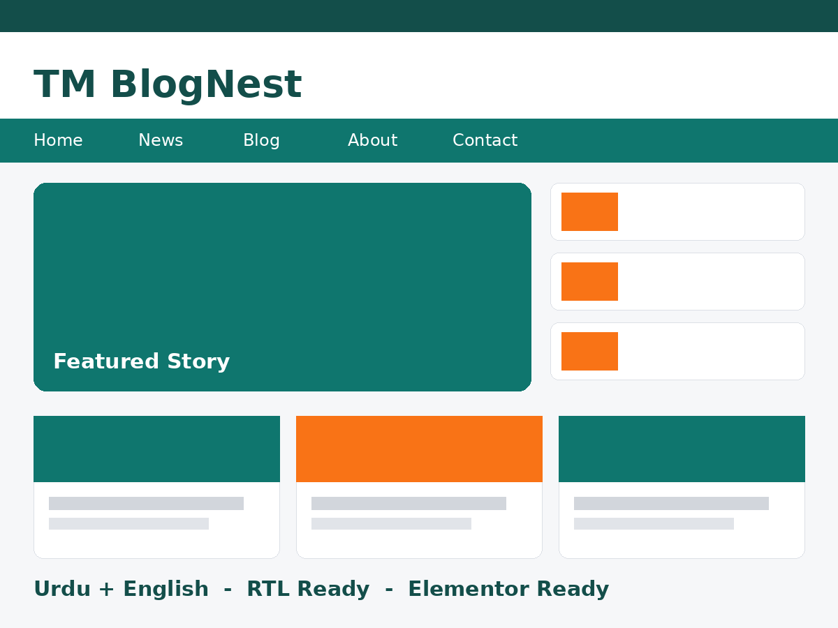 TM BlogNest (Blog / Magazine) preview
