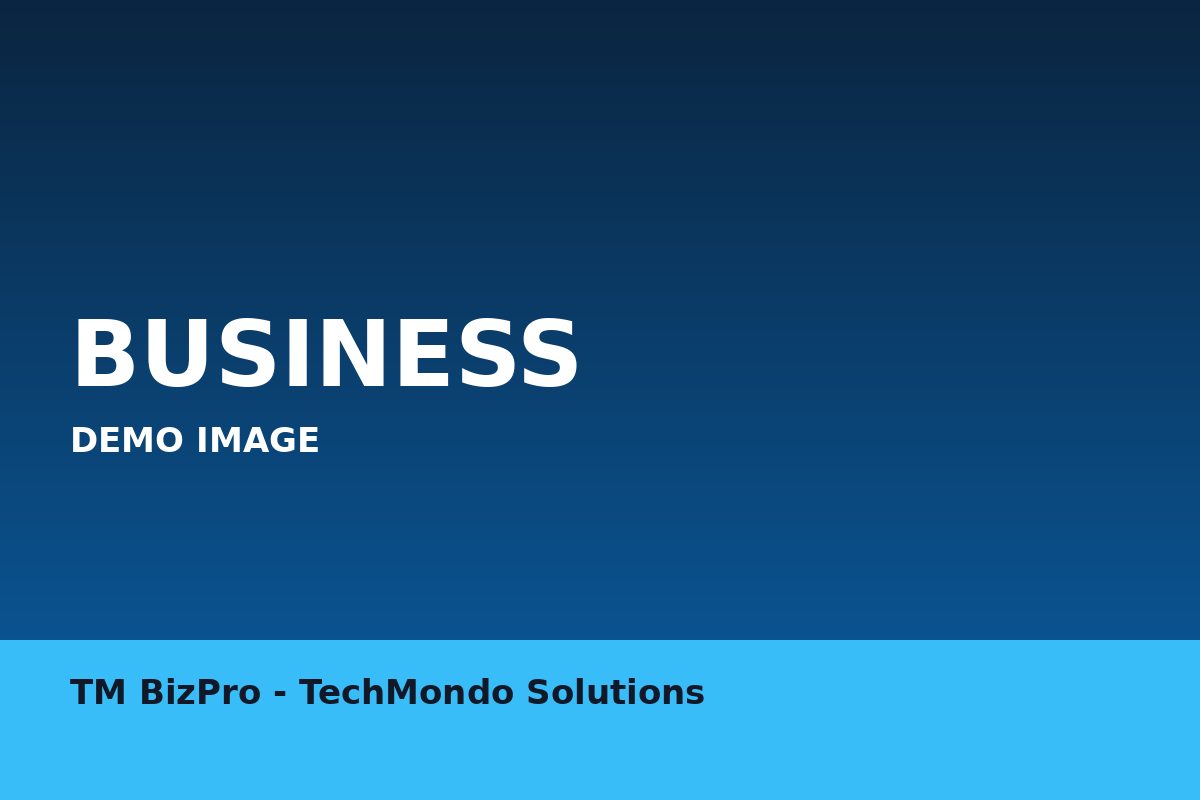 TM BizPro demo image 1