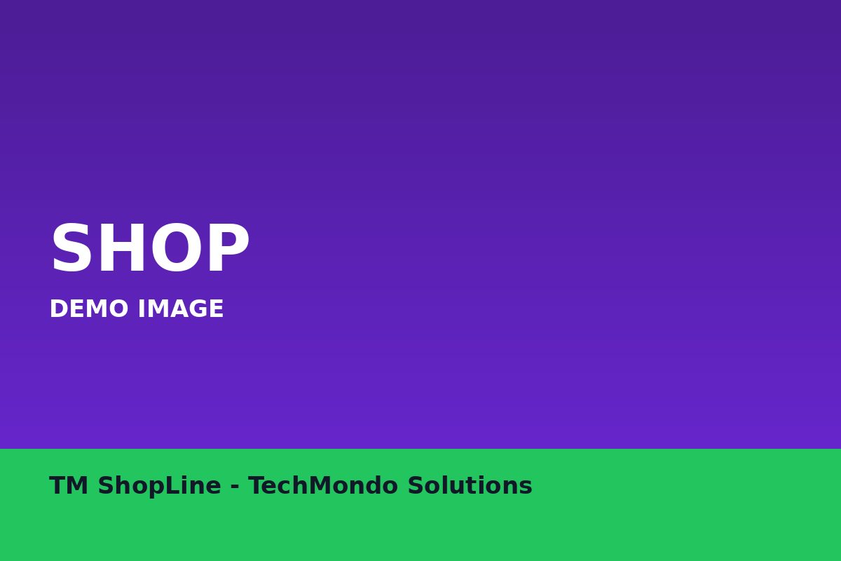 TM ShopLine demo image 1